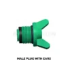RIIFO MALE PLUG WITH EARS PPR