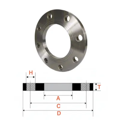 Flange FatFace JIS10K Dimension